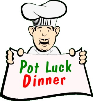 Friday Potluck @ 6 pm, June 26